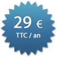 29 EUR TTC / an